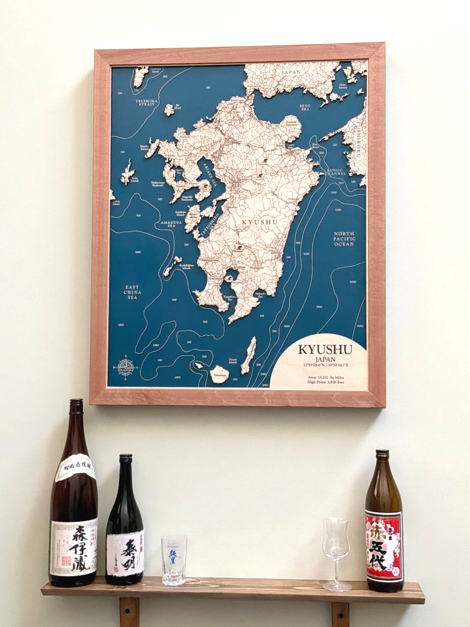 IN Sake Musem Japan Map