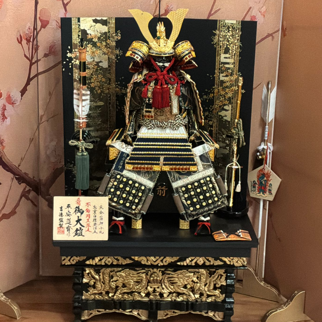 Japanese Samurai Statue in IN Sake Museum