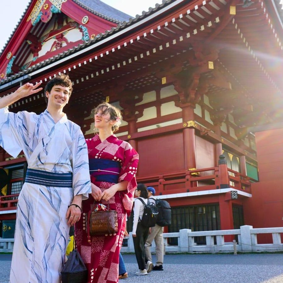 The kimono shop in Asakusa