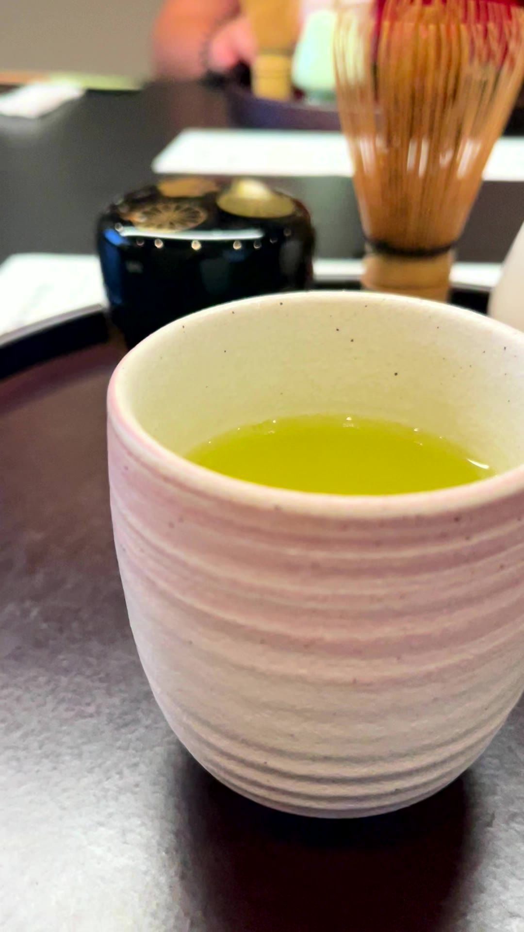 A cup of Gyokuro sencha