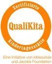 A logo for a company called qualikita in a speech bubble.
