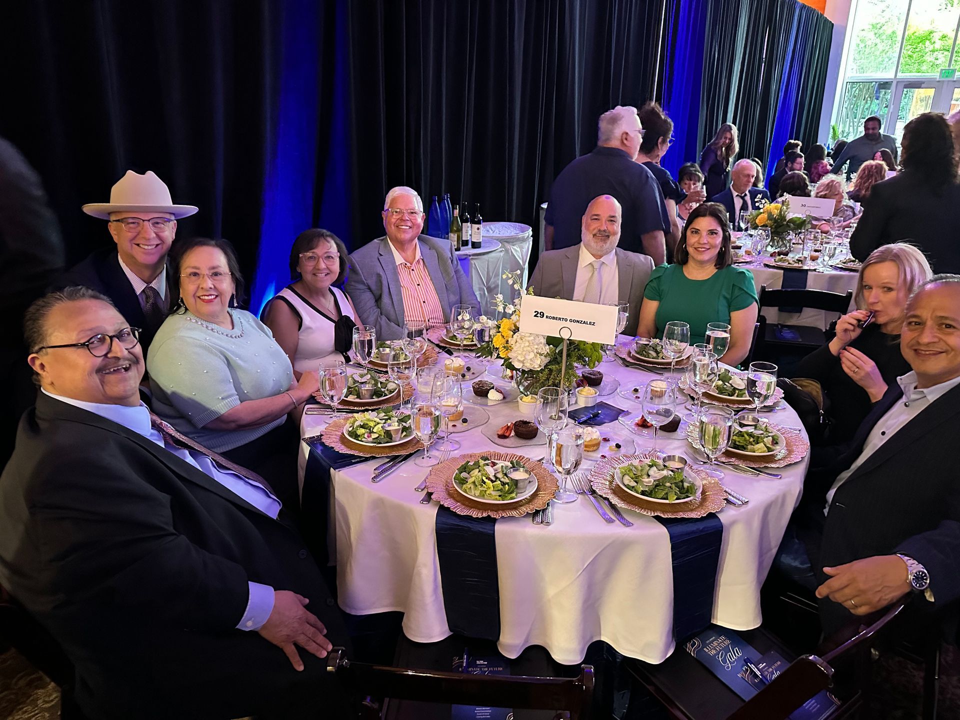 GGC team seated at a round banquet table in at the Illuminate the Future Gala on May 12, 2026.