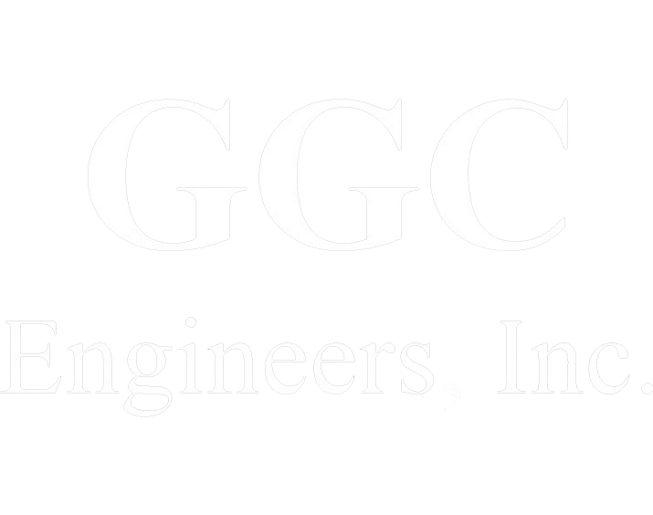 GGC Engineers Inc. logo with stylized letters.