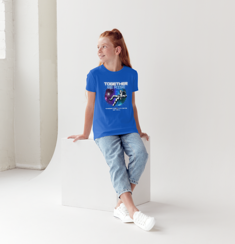 TRC Together We RISE Youth T-shirt- Valor Blue