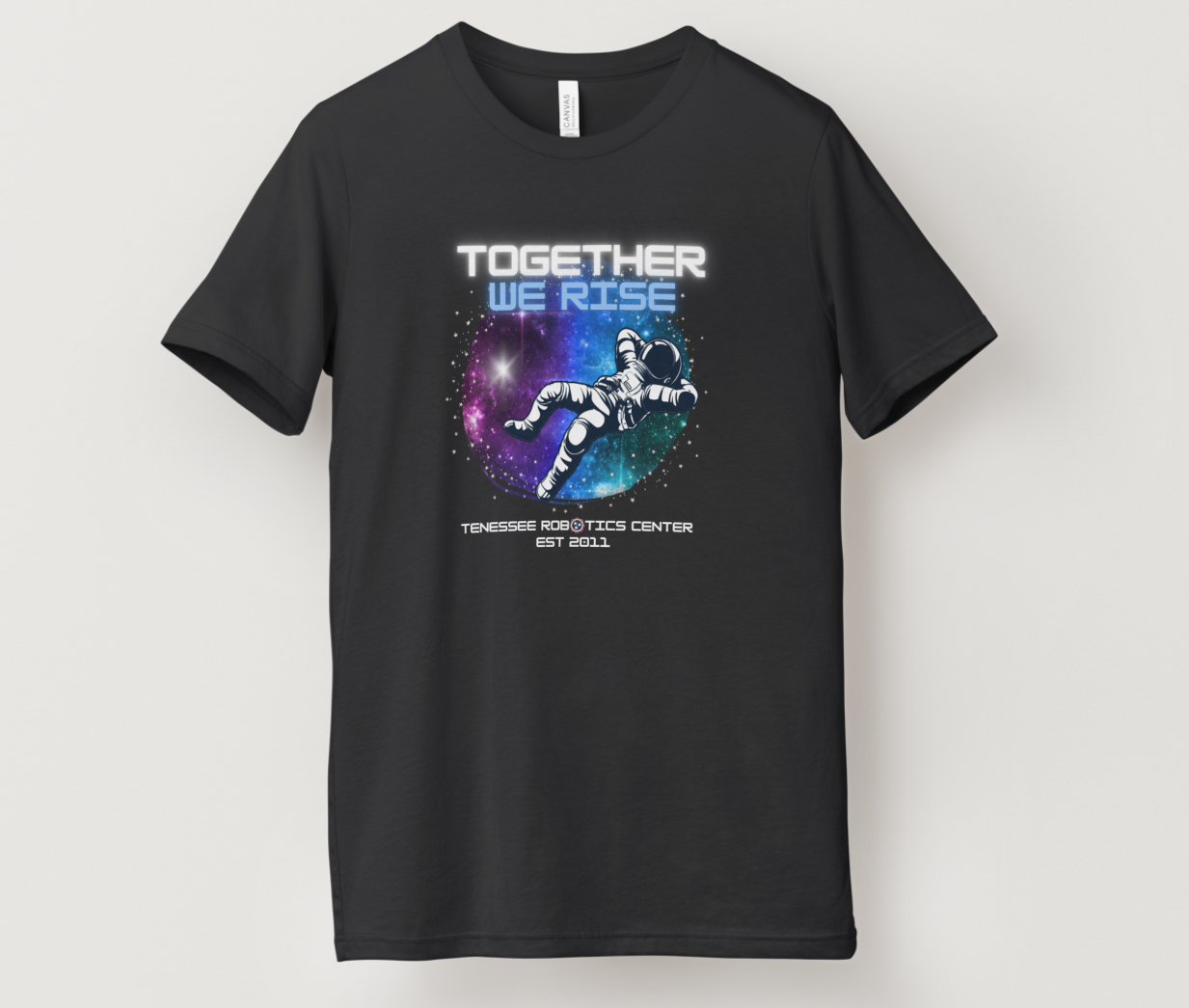 TRC Together We RISE Adult T-shirt- Space Black