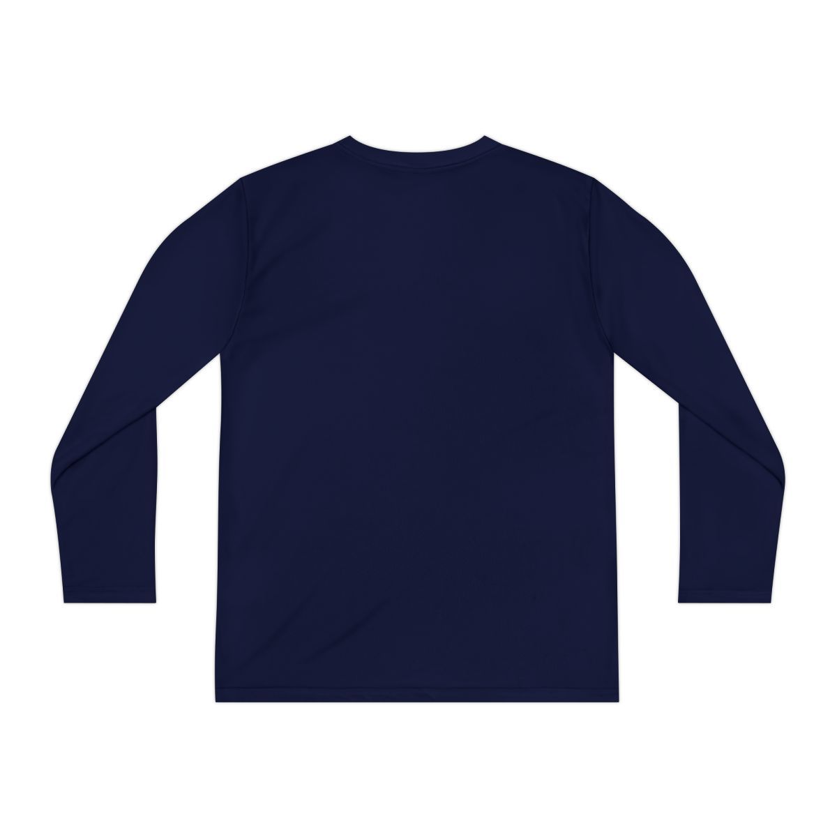 Navy blue long-sleeve shirt with a small TRC logo centered on the chest
