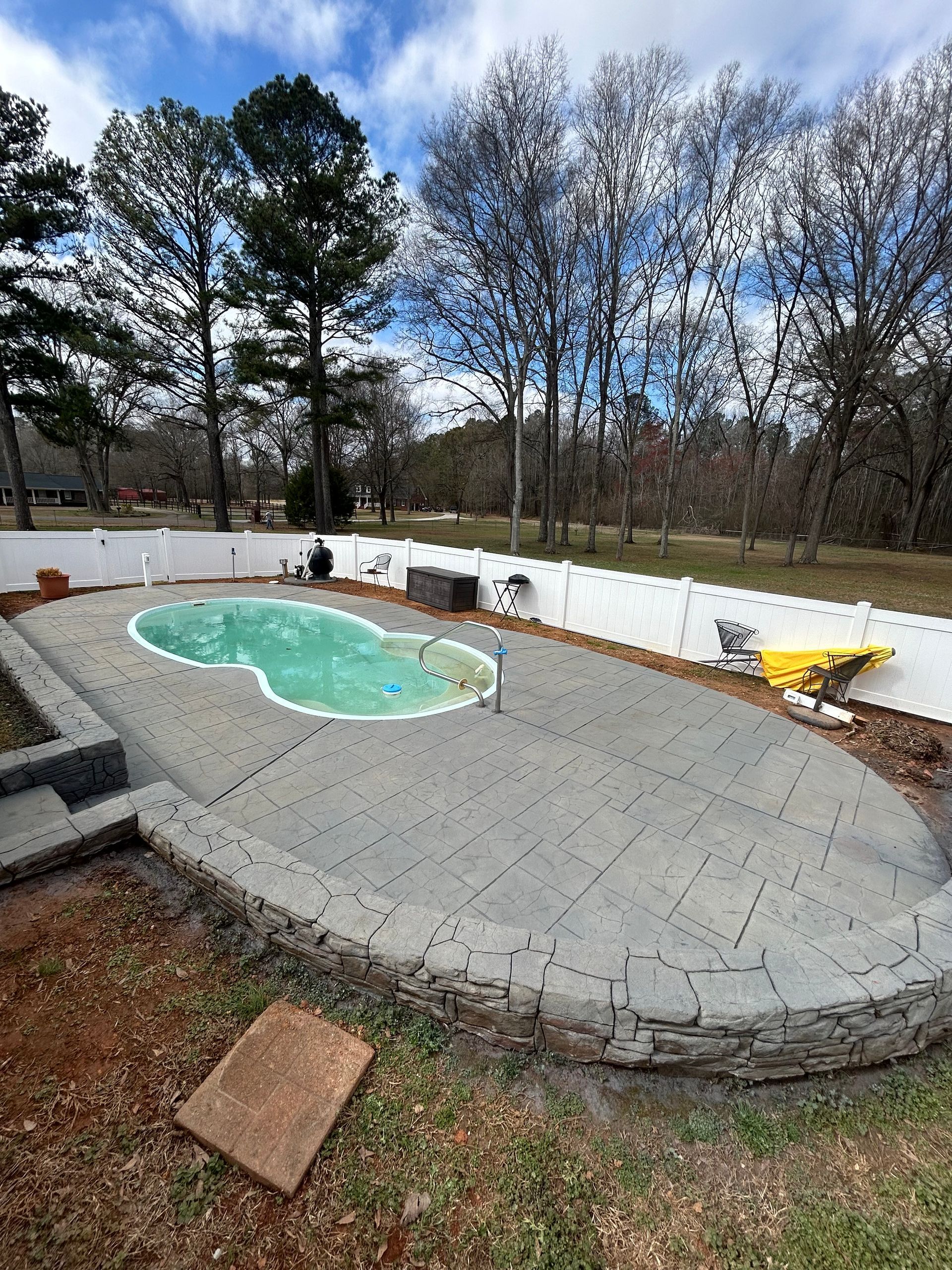 Concrete staining