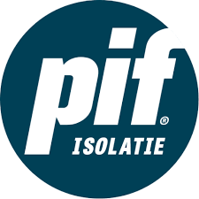 Het PIF Isolation-logo in wit op een donkergroene cirkel.