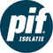 Het PIF Isolation-logo in wit op een donkergroene cirkel.