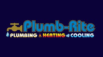 The logo for plumb-rite plumbing heating and cooling