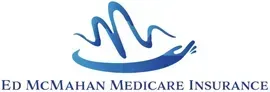 Blue logo of Ed McMahan Medicare Insurance.