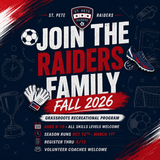 Logo for St. Pete Raiders Heart Screening