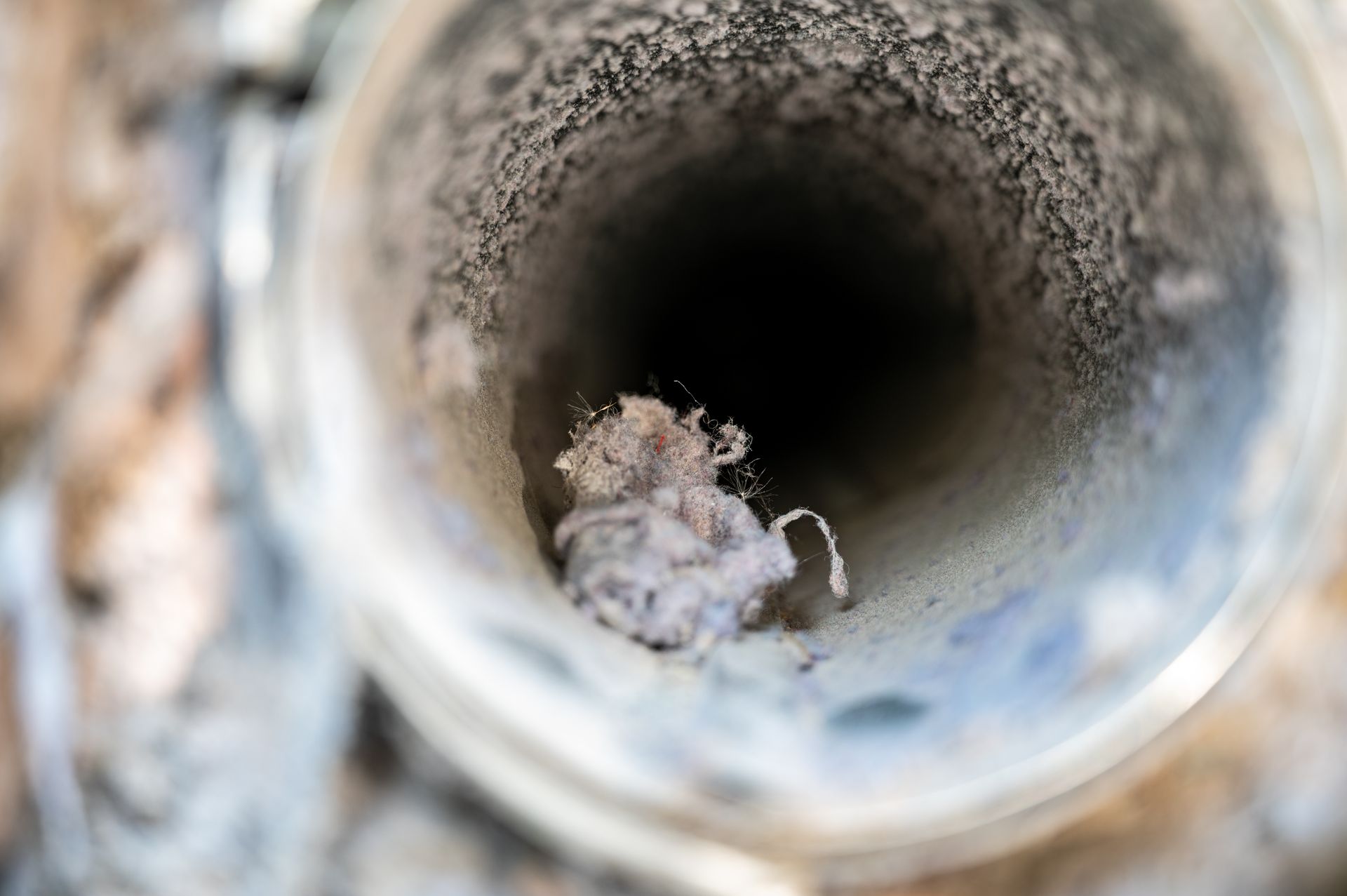 Clogged Dryer Vent Lint Clogged Dryer Vent Lint