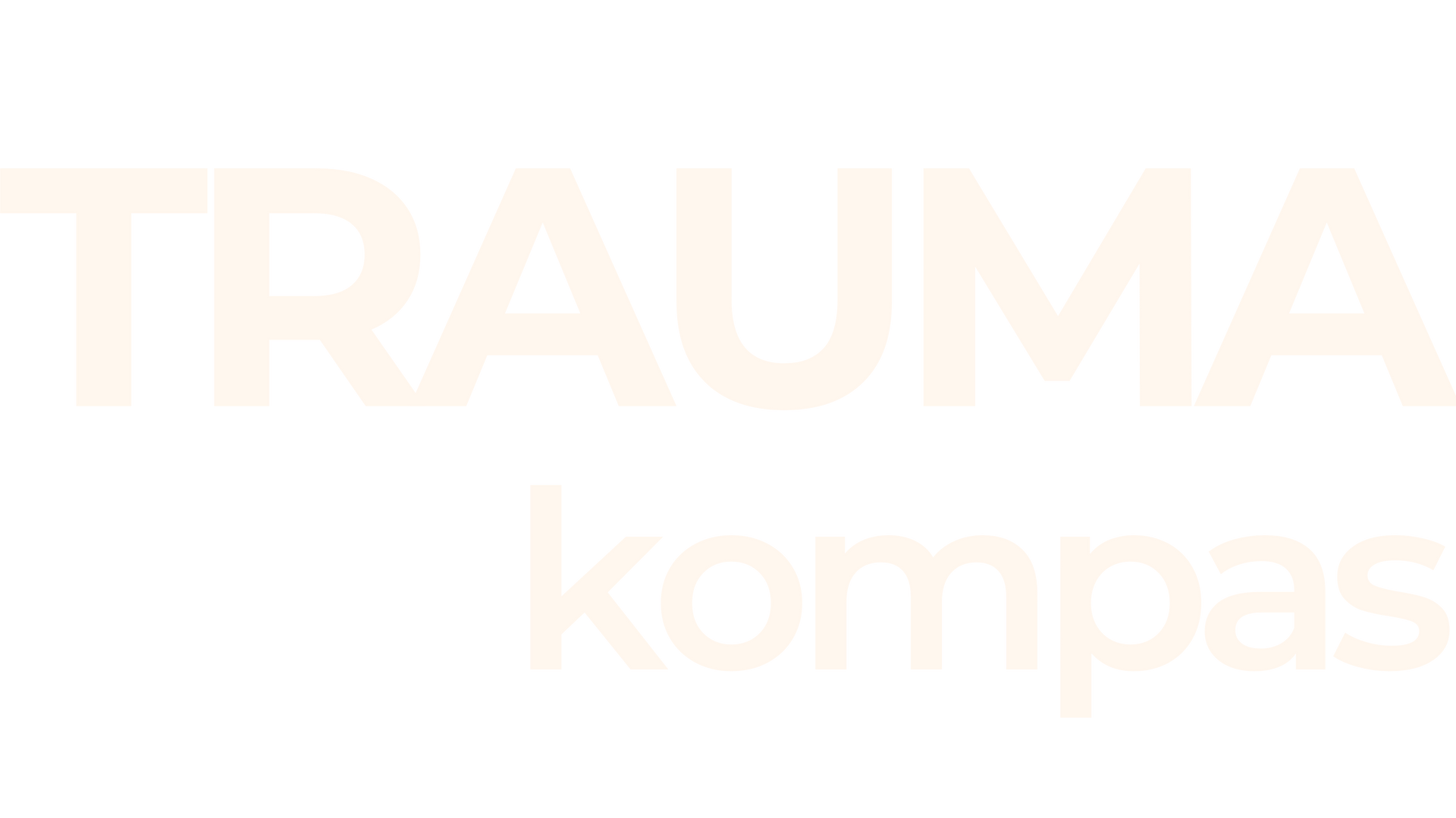 Logo van TRAUMAkompas, een platform over trauma, het zenuwstelsel en herstel
