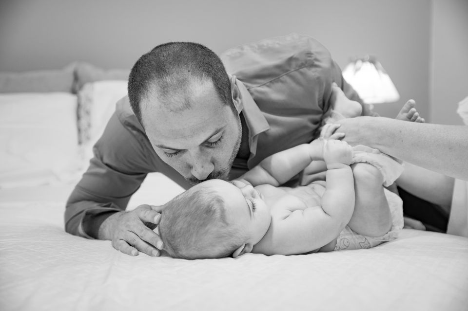 foto battesimo papà