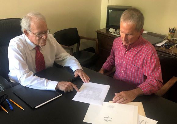 Attorney with Client — Fort Myers, FL — Gordon H. Coffman Attorney at Law