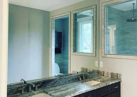 bathroom mirror
