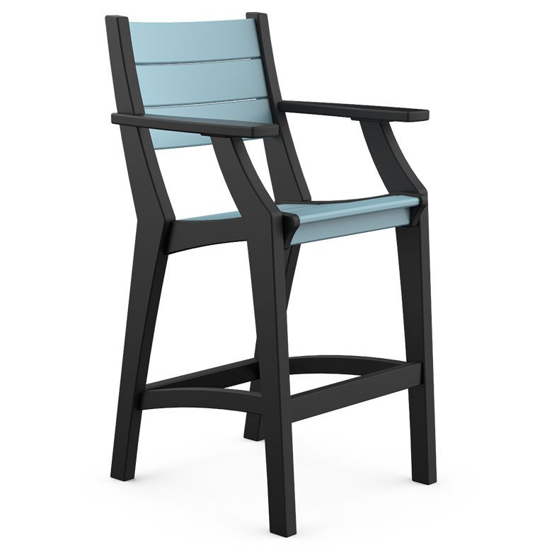 Farmhouse Bar Chair &ndash; Rustic Outdoor Seating | Beaver Dam Outdoor