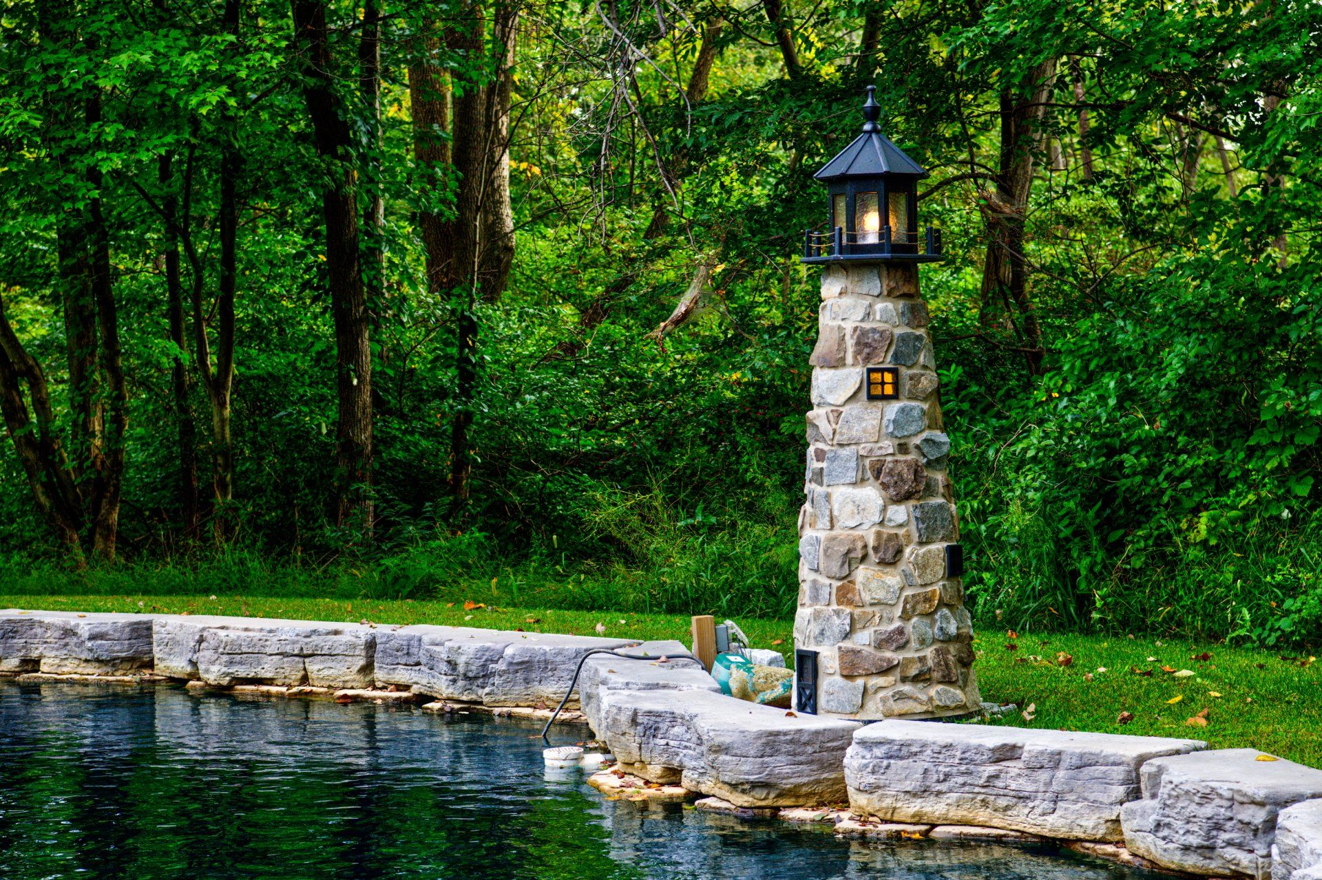 stone lighthouse
