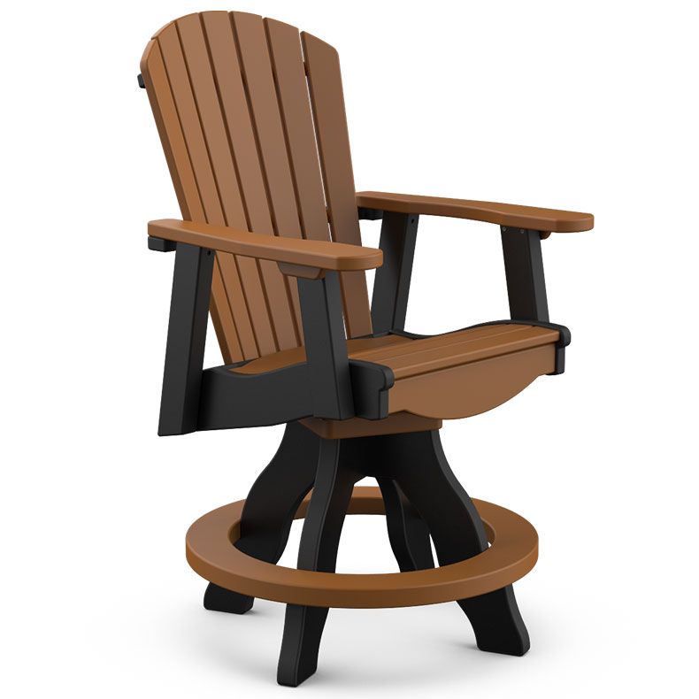 Supreme Swivel Bar Chair &ndash; Amish-Made Outdoor Design | Beaver Dam Outdoor