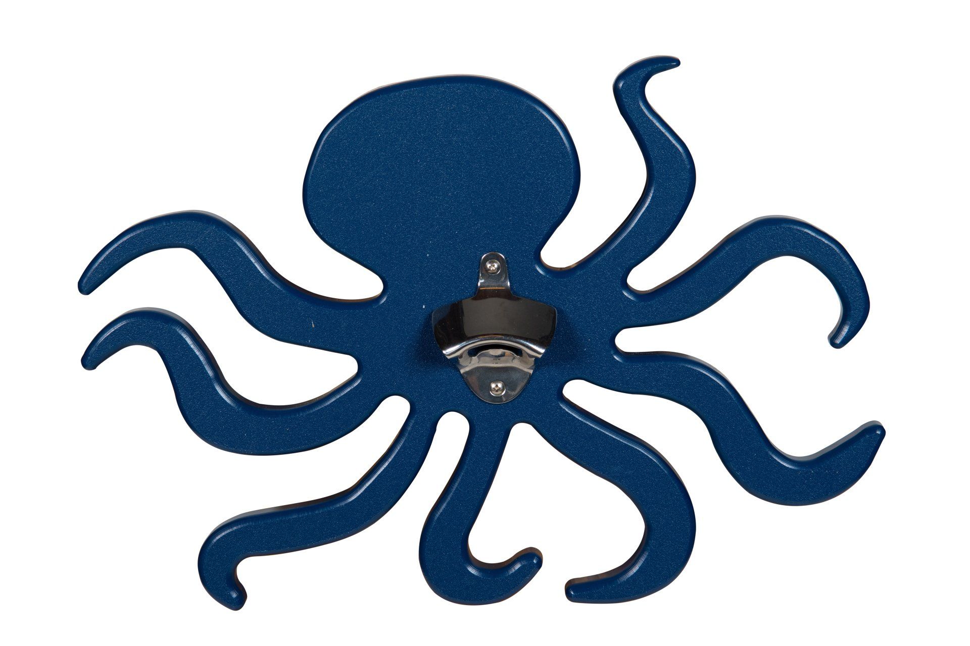 Wooden octopus bottle opener
