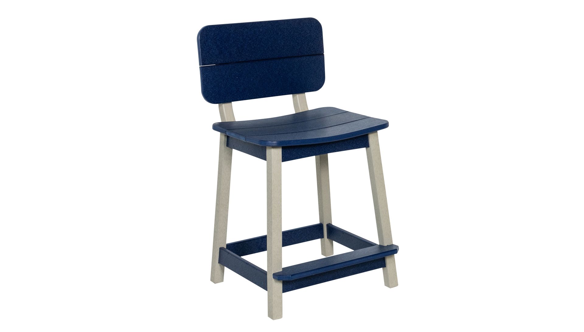 SurfAira Saddle Counter Chair | Sleek, Modern Outdoor Seating