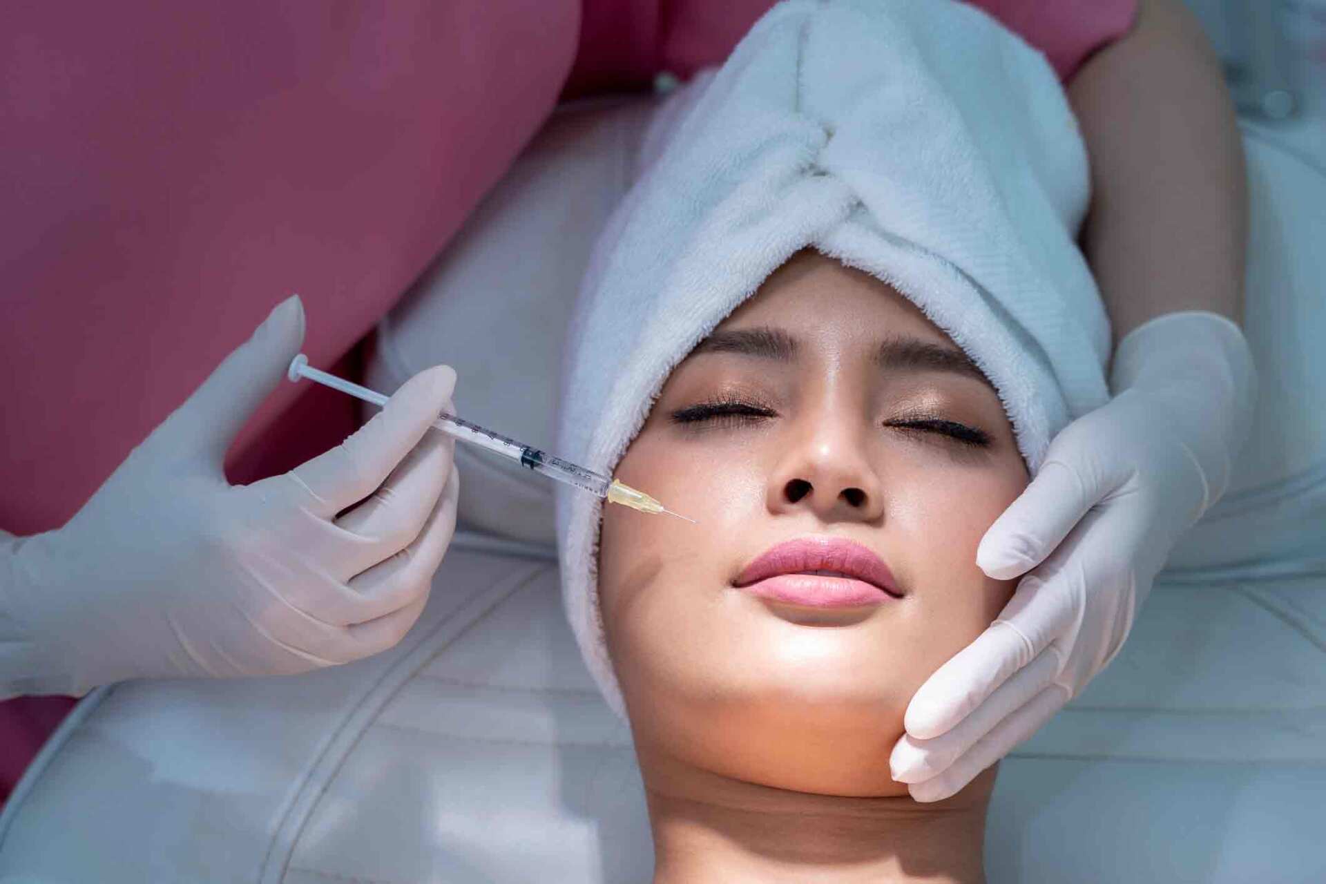 Woman Having Facial Treatment — Plano, TX — North Texas Medical Anti-Aging Center