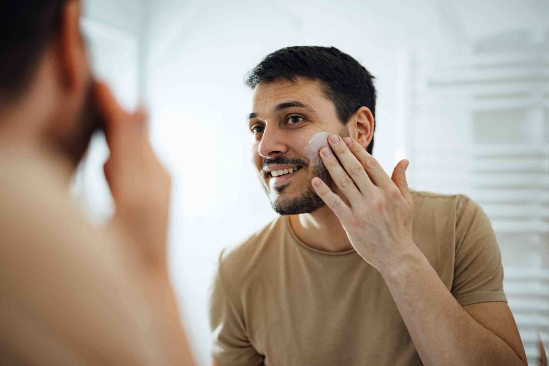 Man Washing His Face — Plano, TX — North Texas Medical Anti-Aging Center