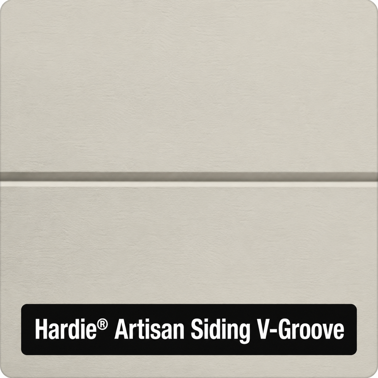 Hardie Artisan V-Groove siding swatch