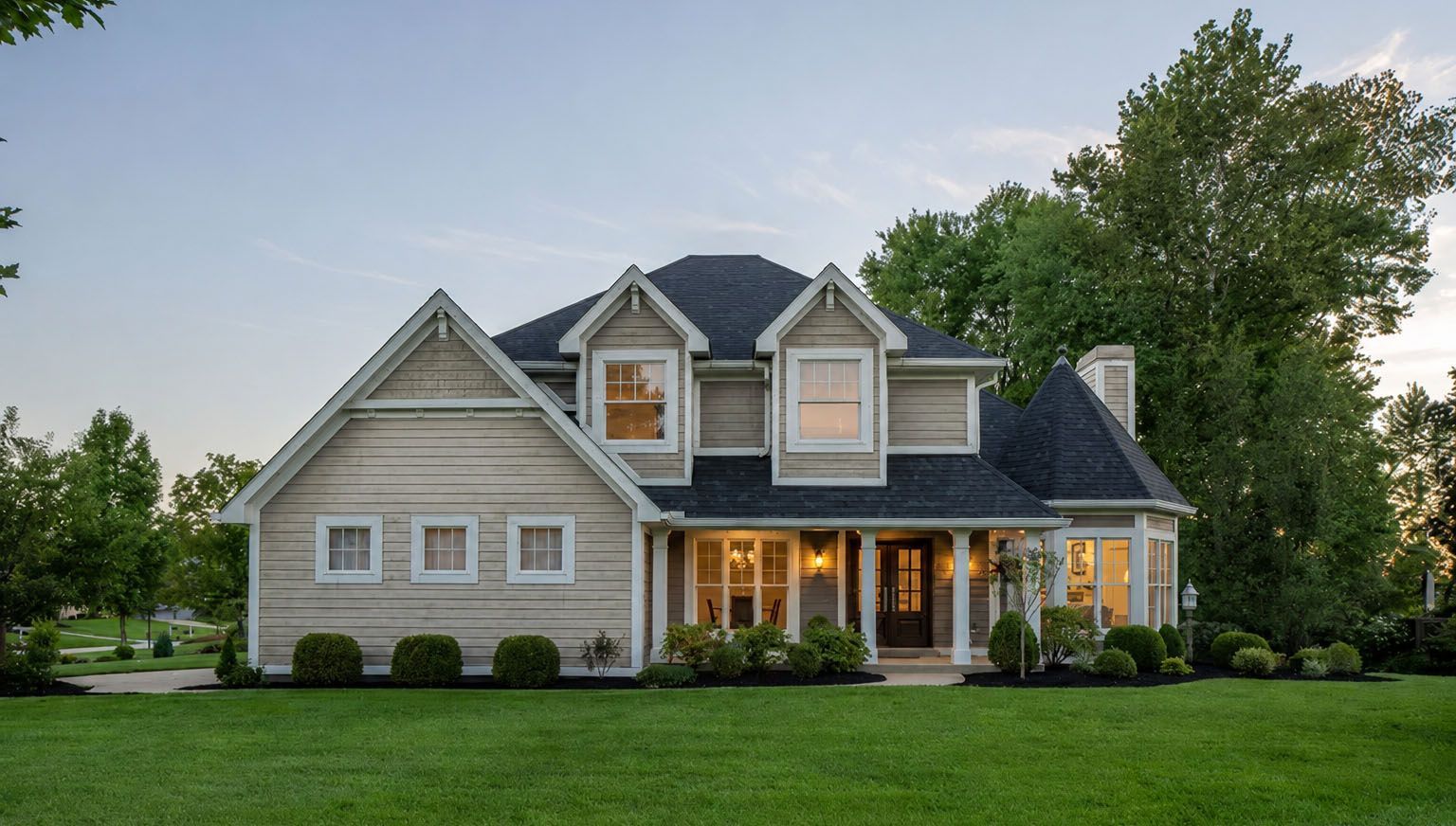 Home before James Hardie siding installation