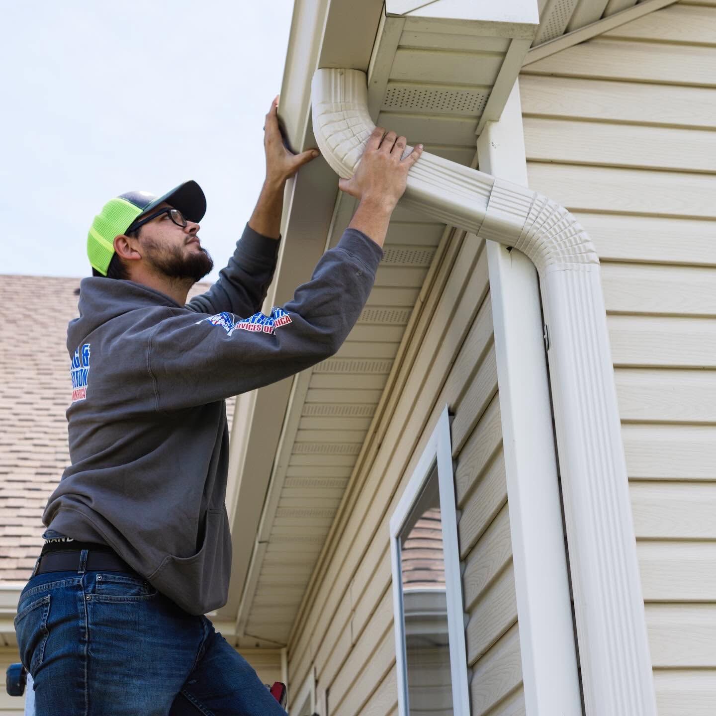 Professional siding installer