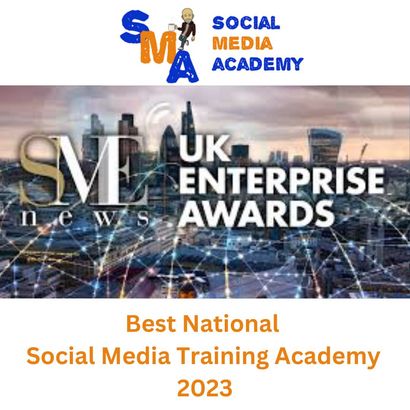 Logo of Social Media Academy with