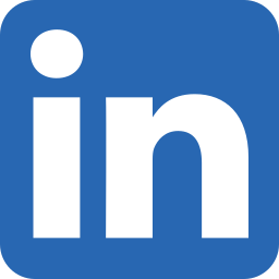 LinkedIn logo: white