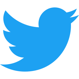 Blue bird, the logo for Twitter.
