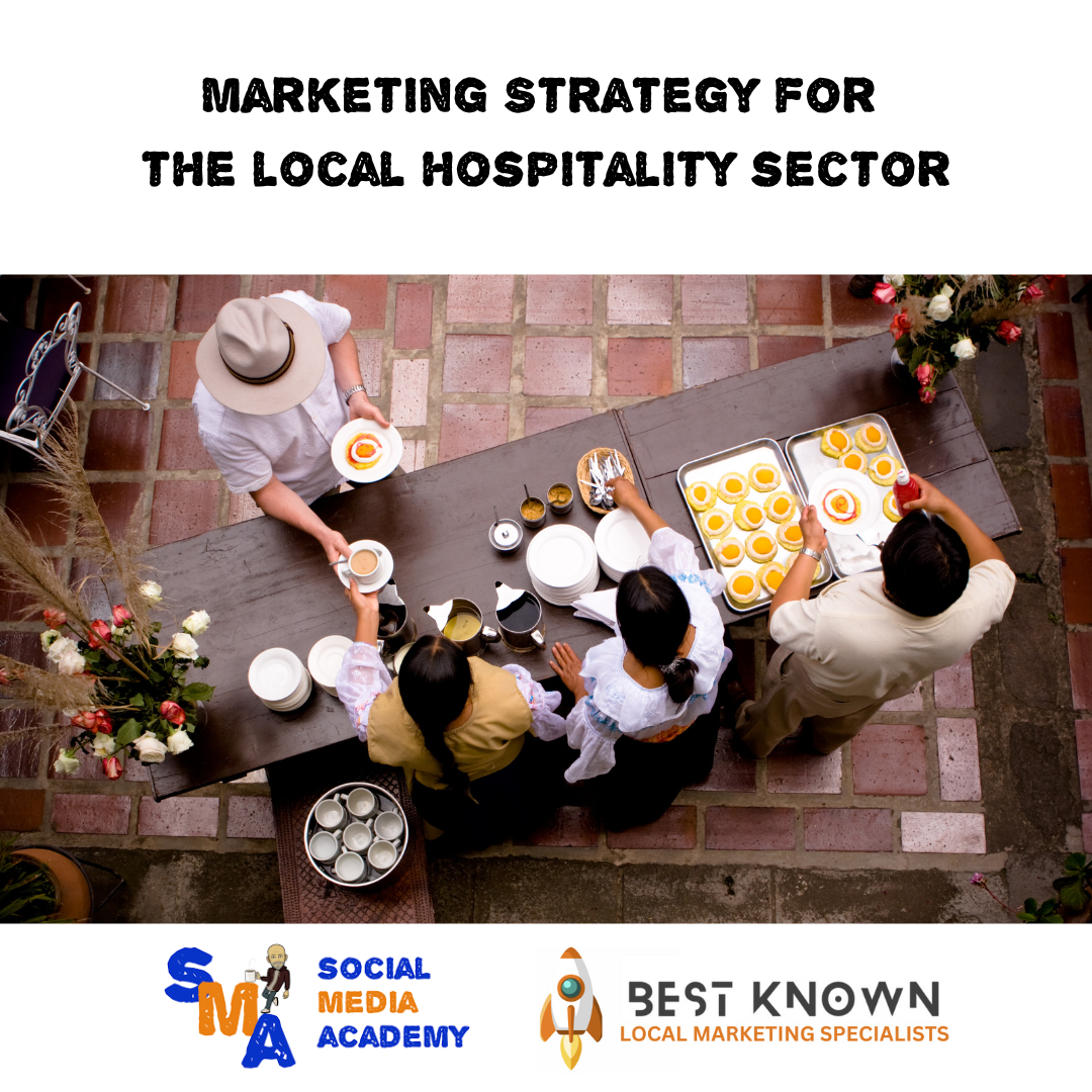 An advertisement for marketing strategy for the local hospitality sector