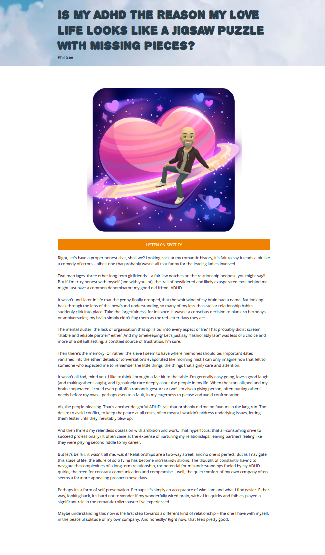 Person on a glowing path, heart graphic above, text reads 