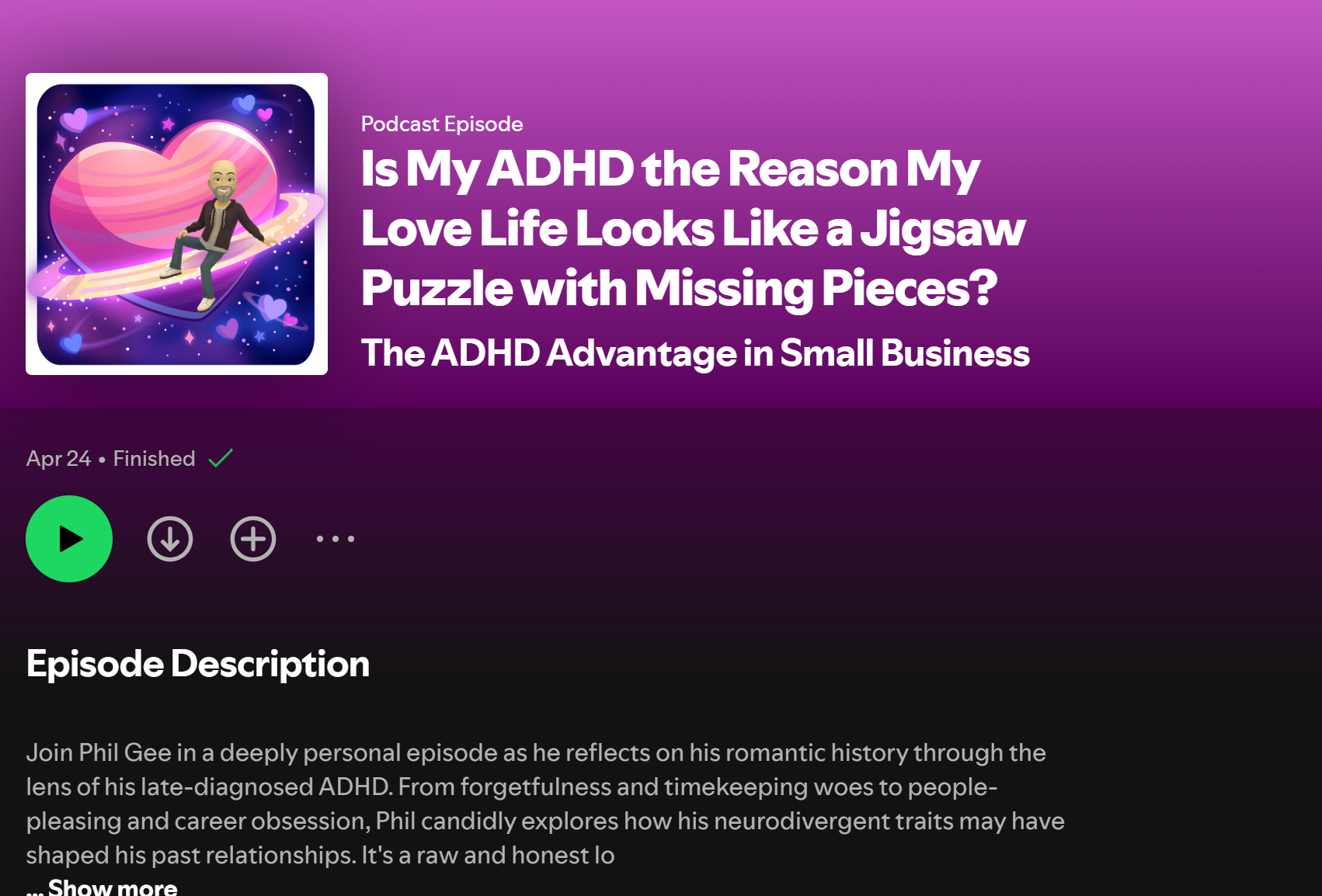 Spotify podcast episode: 