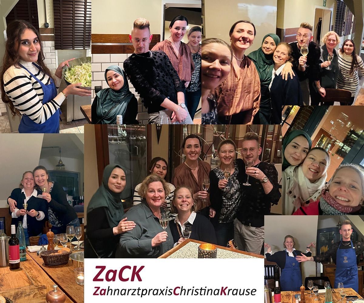 Eine Collage aus Fotos von Personen mit dem Namen Zack unten