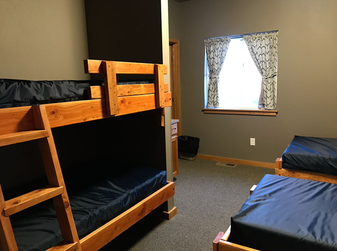 Bunk Bed in Retreat Lodge.