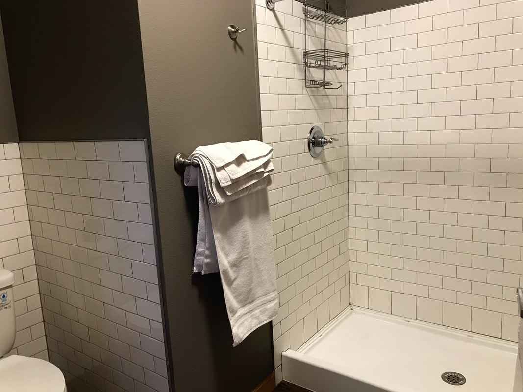 Bathroom in Retreat Lodge.