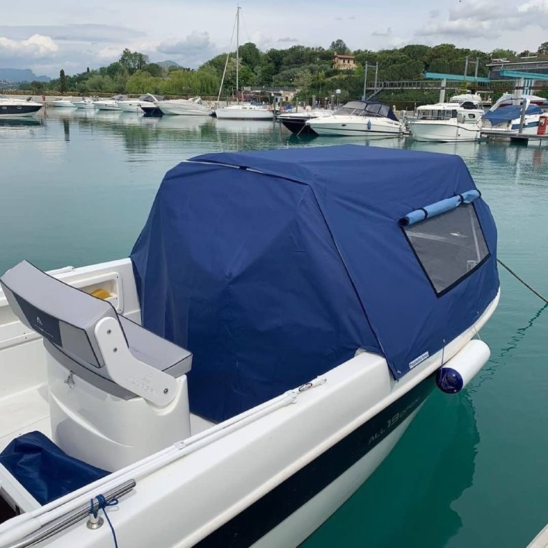Telo blu per motore