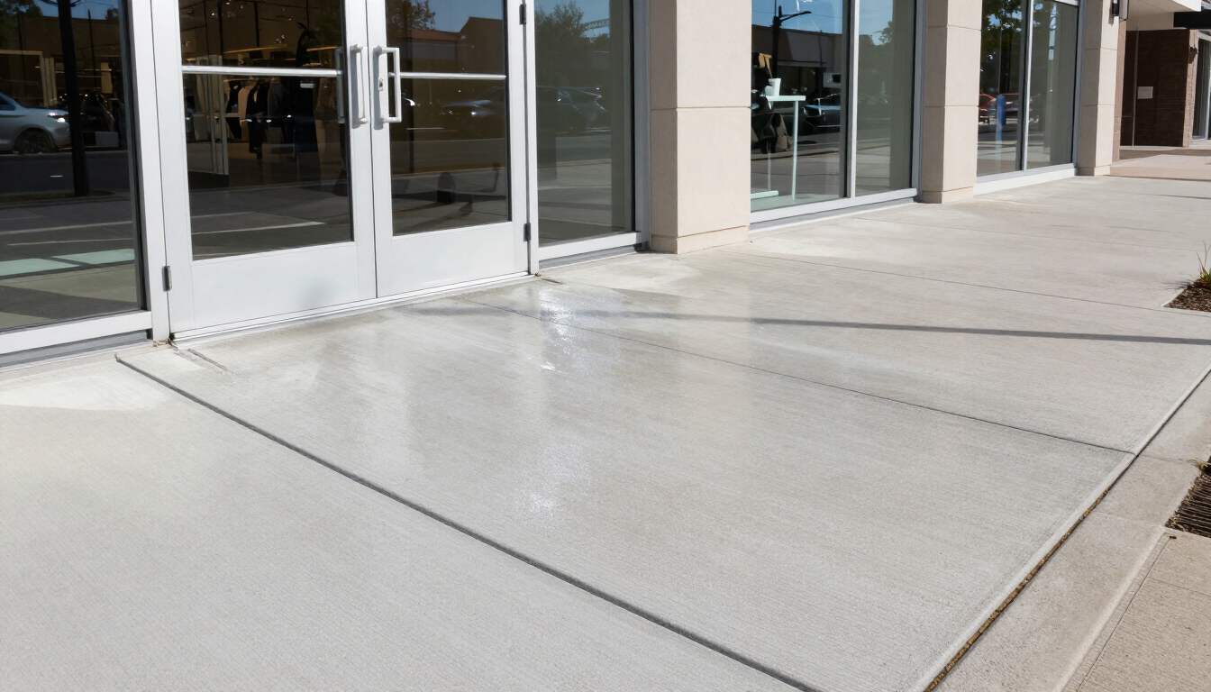 Clean sidewalk