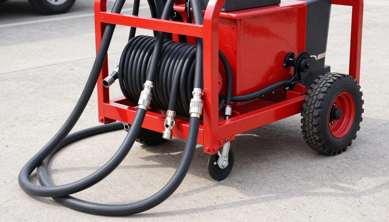 Pressure washing equipment