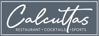The logo for calcuttas restaurant , cocktails , and sports