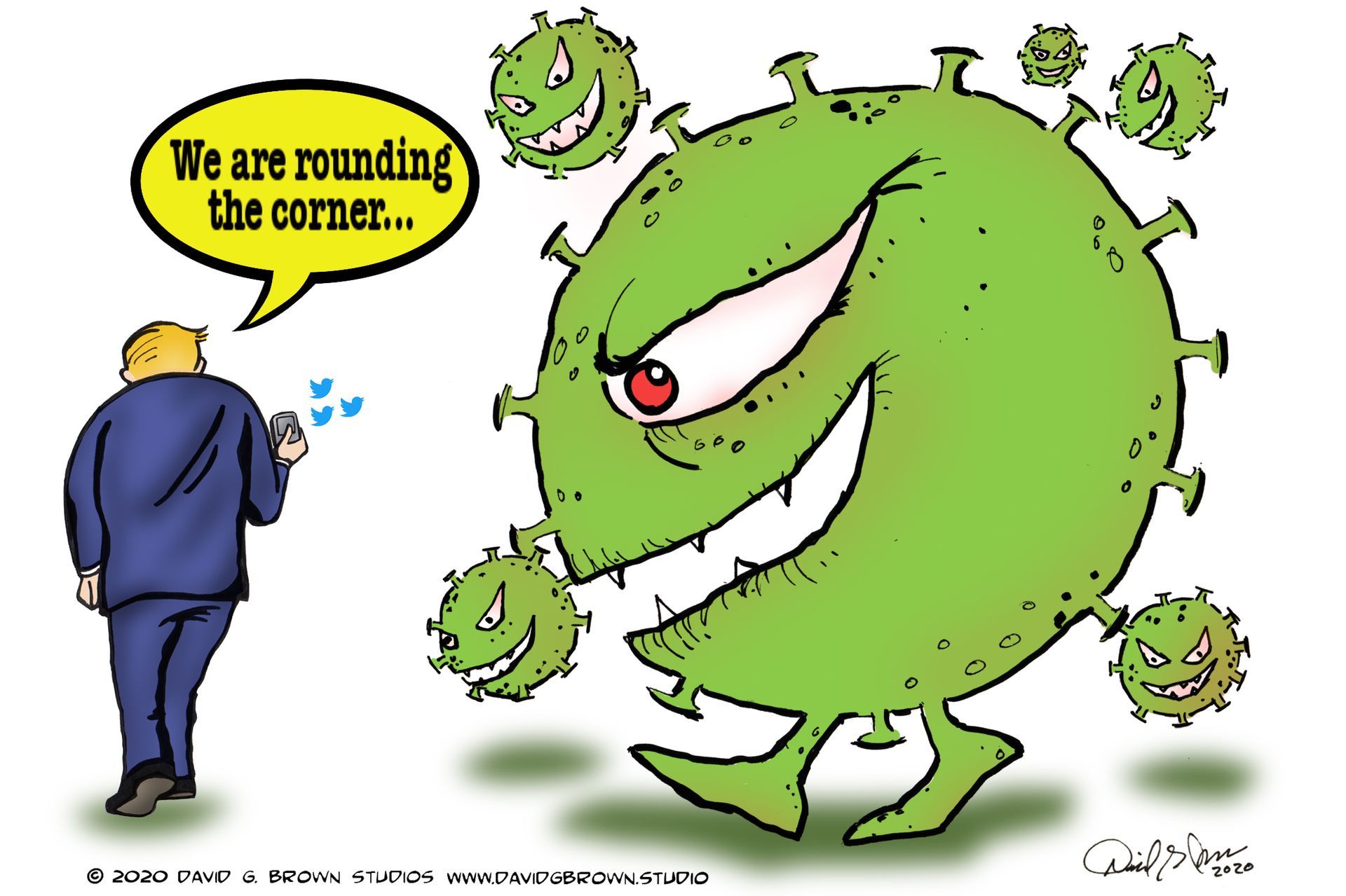 Cartoon: Trump says 