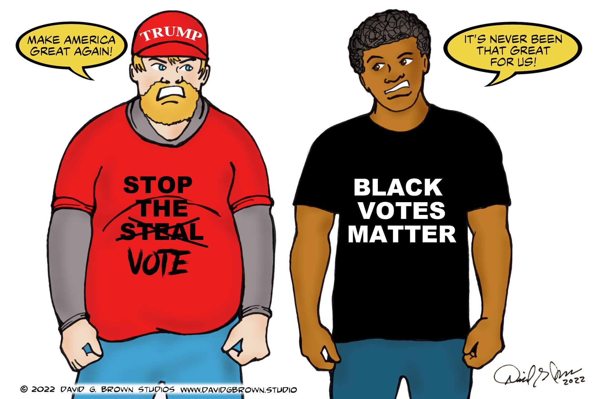 Cartoon: Man in 