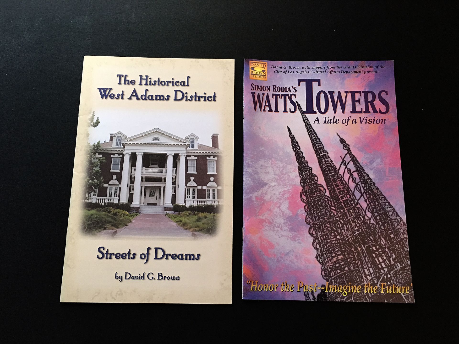Two book covers: 
