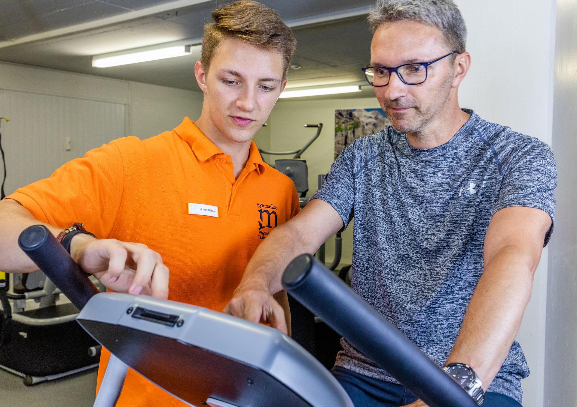 Betreuung Trainingscenter Partner GYM medico