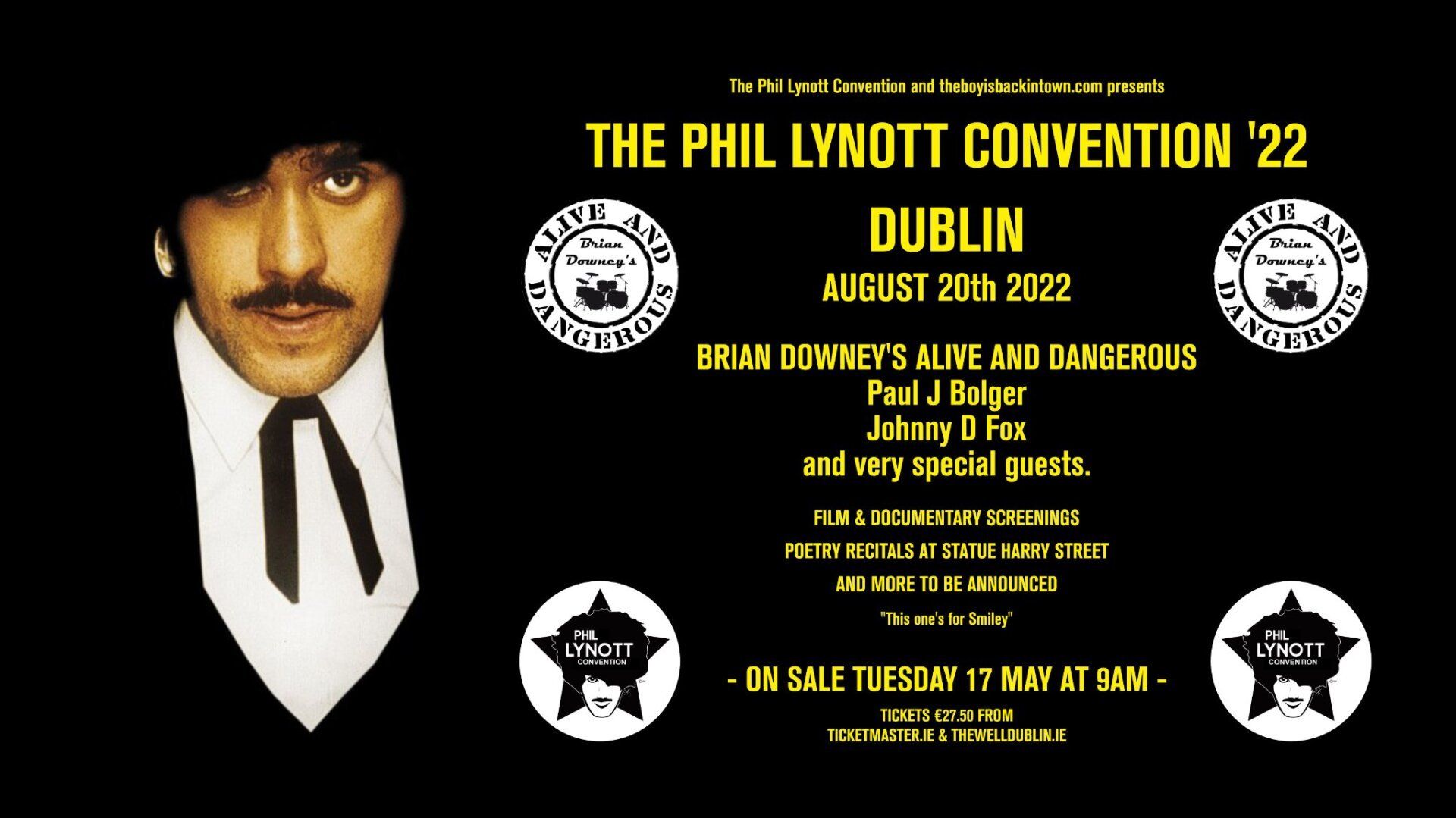 The Phil Lynott Convention ‘22 Dublin August 20th 2022