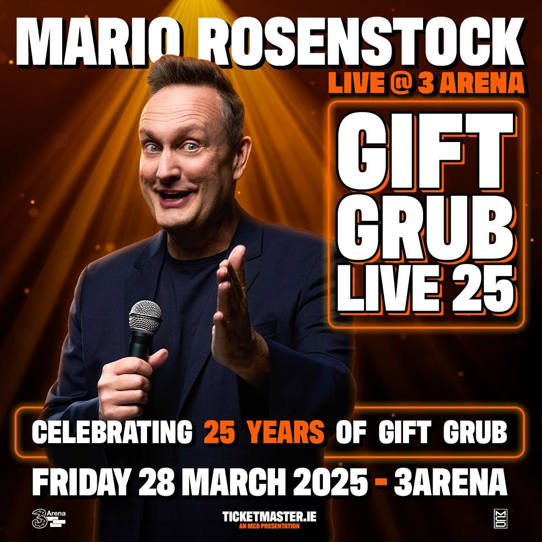 Gift Grub Live 25 starring Mario Rosenstock Gift Grub Live 25
starring
Mario Rosenstock